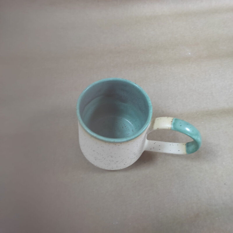 El Yapımı -Yeşil- Seramik Mug - Görsel 2