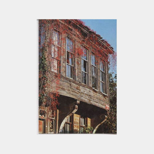 Çubuklu Tarihi Türk Evi Görünüş Tebrik Kartı