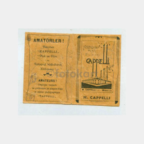 1932 Cappelli - Fotoğraf Saklama Zarfı