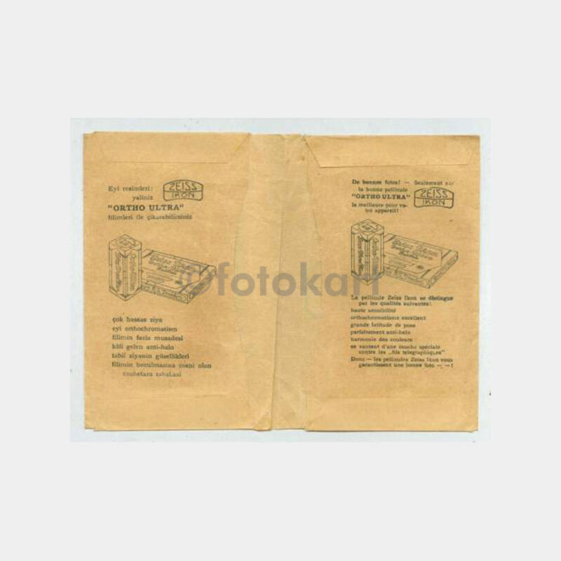 1932 Zeiss İkon - Fotoğraf Saklama Zarfı - Görsel 2