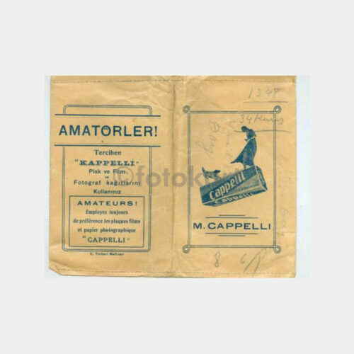 1931 M. Cappelli - Foto Saklama Zarfı