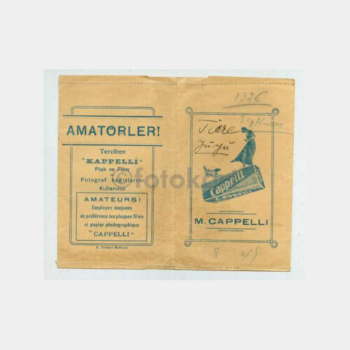 1939 M. Cappelli - Foto Saklama Zarfı