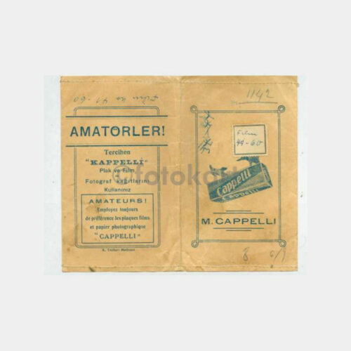 1939 M. Cappelli - Foto Saklama Zarfı