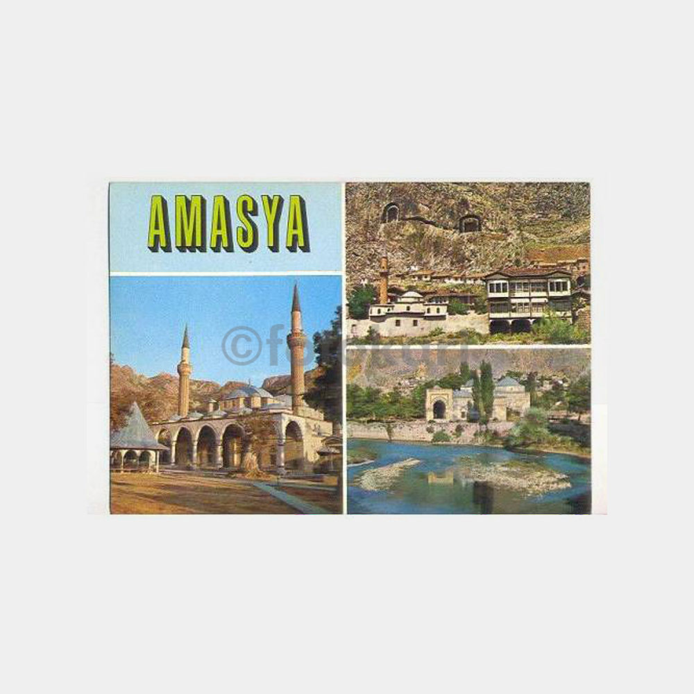 Amasya 3 Görünüş Kartpostal