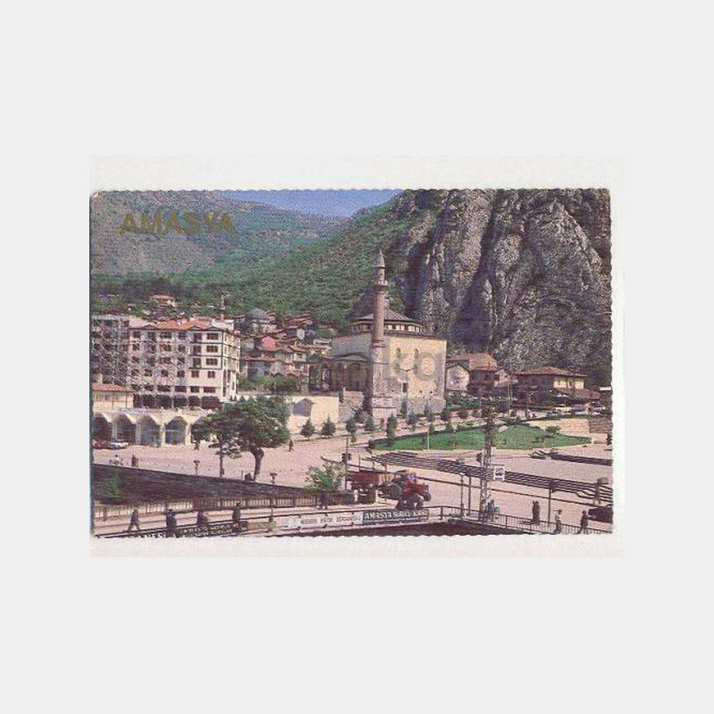 Amasya Gümüşlü Camii Görünüş Kartpostal
