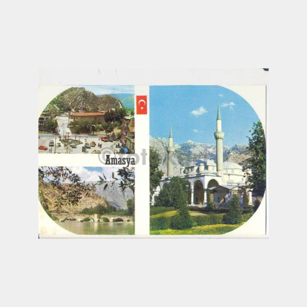 Amasya Şehirden 2 Görünüş Kartpostal
