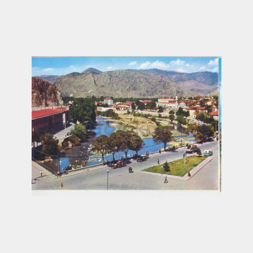 Amasya Şehirden Görünüş Kartpostal