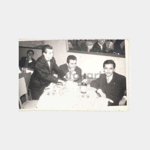 1963 Amasya Çiçek Lokantası Hatırası Fotoğrafı