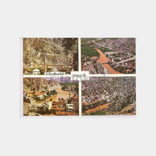 Amasya 4 Görünüş Kartpostal