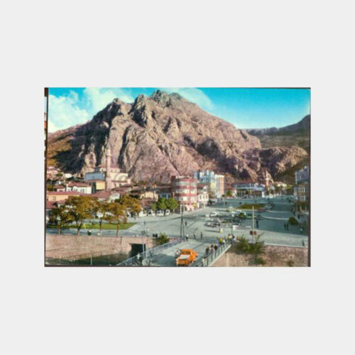 1970 Amasya Görünüş Kartpostal