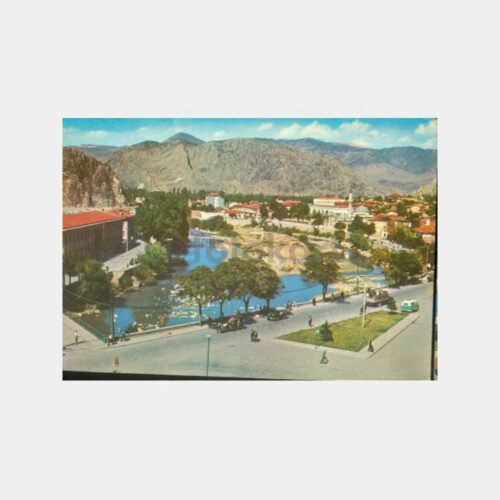 1975 Amasya Genel Görünüş Kartpostal