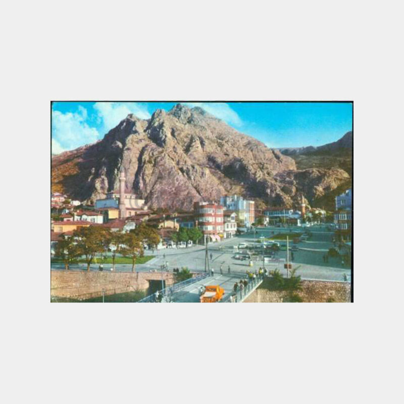 1975 Amasya Genel Görünüş Kartpostal