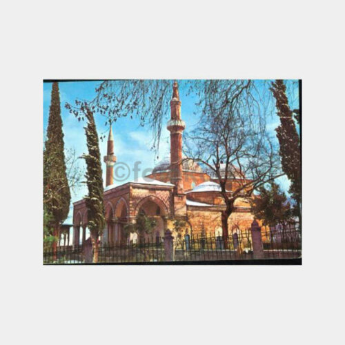 Bursa Muradiye Camii Görünüş Kartpostal