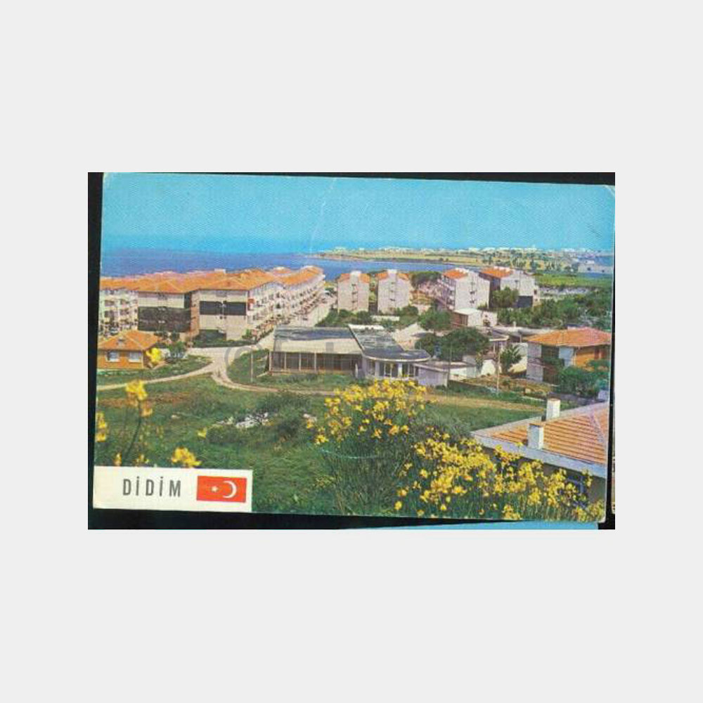 1970 Didim Mavişehir Görünüş Kartpostal