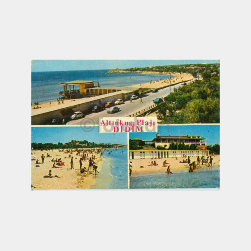 1969 Didim Altınkum Plajı Görünüş Kartpostal