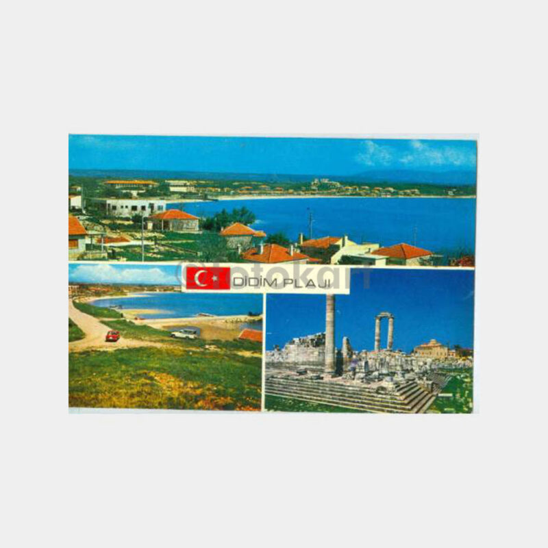 1970 Didim Plajı 3 Değişik Görünüş Kartpostal