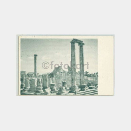 1930 Didim Apollon Tapınağı Kartpostal