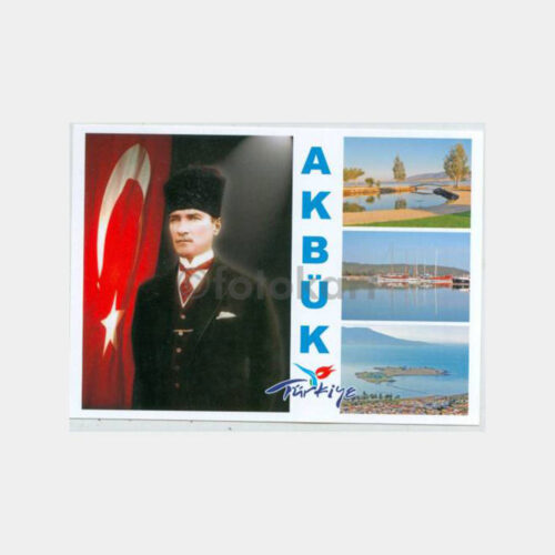 Didim Akbük - Ata Baskılı Kartpostal