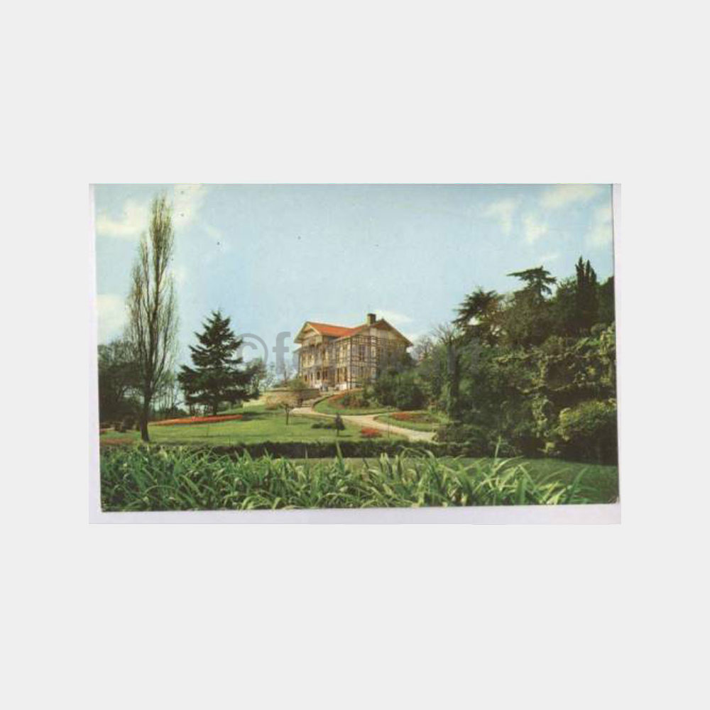 Emirgan Parkı Sarı Köşk Görünüş Kartpostal