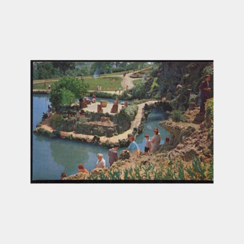 Emirgan Parkı Havuz Görünüşü Kartpostal