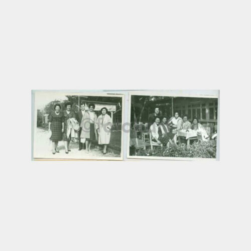 Emirgan Çay Bahçesi Konulu 2 Adet Fotoğraf