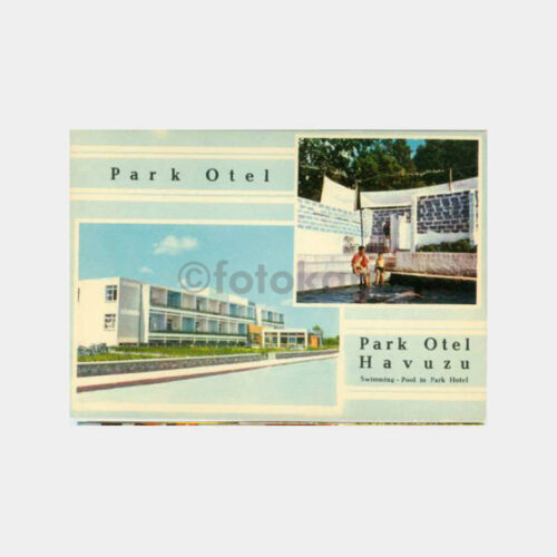 1976 Gönen Park Oteli Görünüş Kartpostal