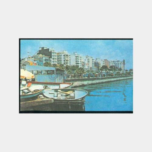 1974 İzmir Karşıyaka Görünüş Kartpostal