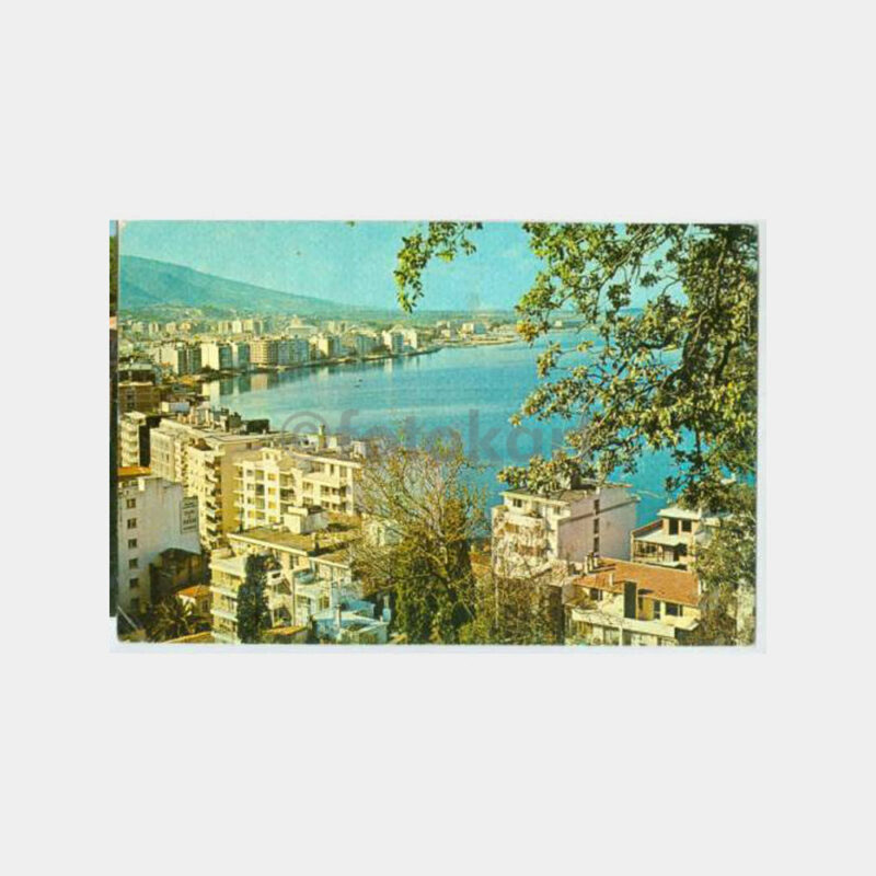 1968 İzmir Güzelyalı Görünüş Kartpostal
