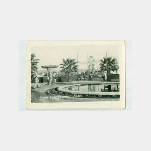 1950 İzmir Fuarı Lunapark Girişi Fotoğraf