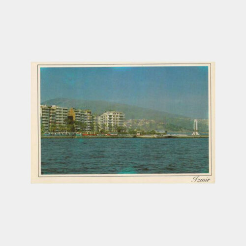 1980 İzmir Karşıyaka Sahili Kartpostal