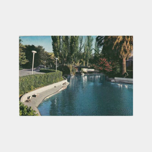 1980 İzmir Fuar Kültürpark Görünüş Kartpostal