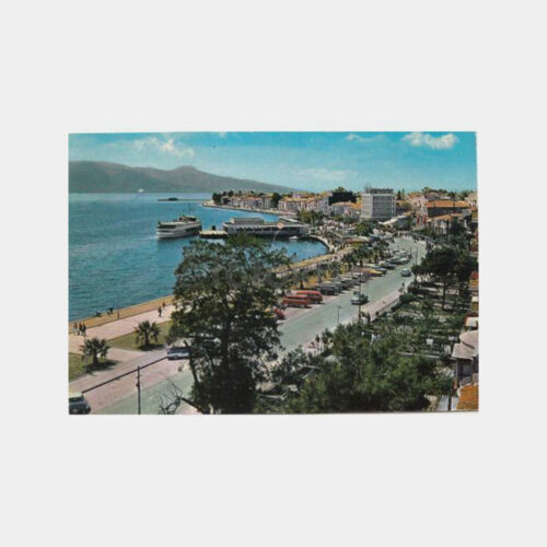 1969 İzmir Karşıyaka Görünüş Kartpostal
