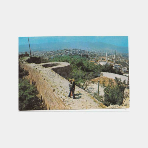 1980 İzmir Kadifekale Görünüş Kartpostal
