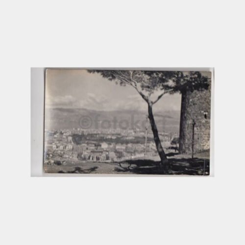 1960 İzmir Kadifekale'den Görünüş Kartpostal