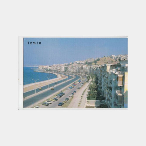 1990 İzmir Mustafa Kemal Bulvarı Görünüş Kartpostal