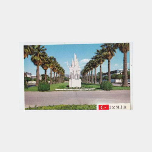 1980 İzmir Fuarı İçinden Görünüş Kartpostal