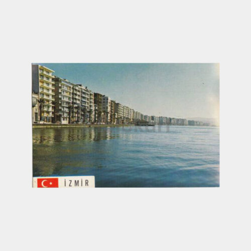 1980 İzmir Kordonboyu Görünüş Kartpostal