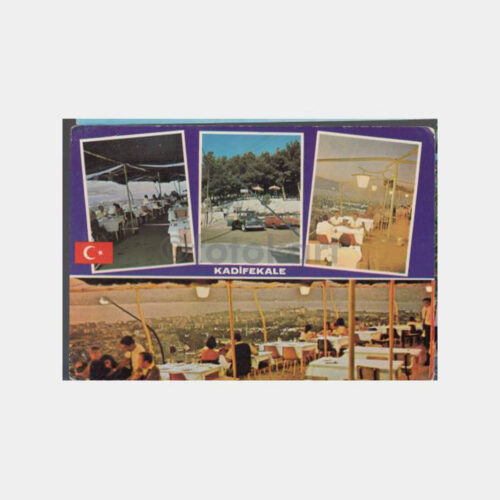 1970 İzmir Kadifekale Görünüş Kartpostal