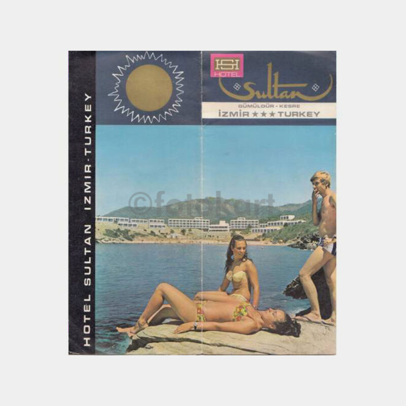 1968 İzmir Gümüldür Sultan Hotel Broşürü