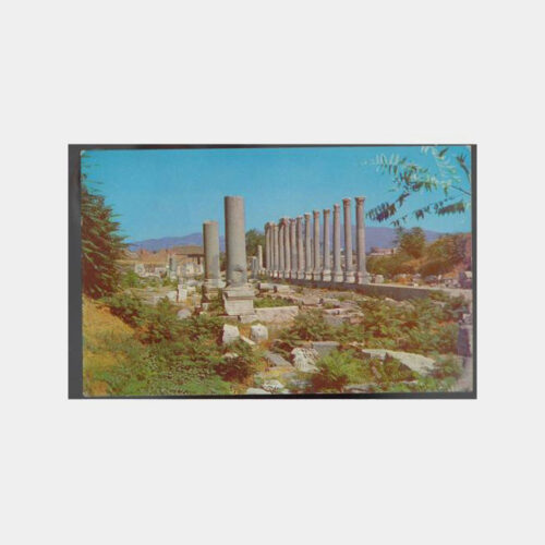 1960 İzmir Agora - Çetin Gökçeatam Kartpostalı