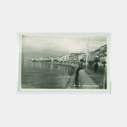 1933 İzmir Alsancak Atatürk Caddesi Kartpostal