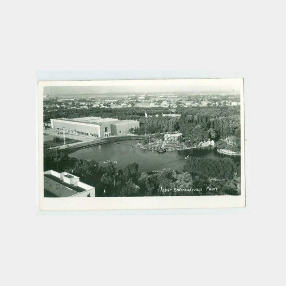 1933 İzmir Fuarı Genel Görünüş Kartpostal