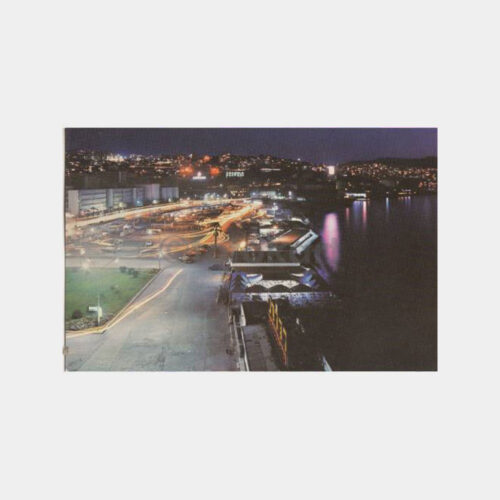 1974 İzmir Gece Görünüş Kartpostal