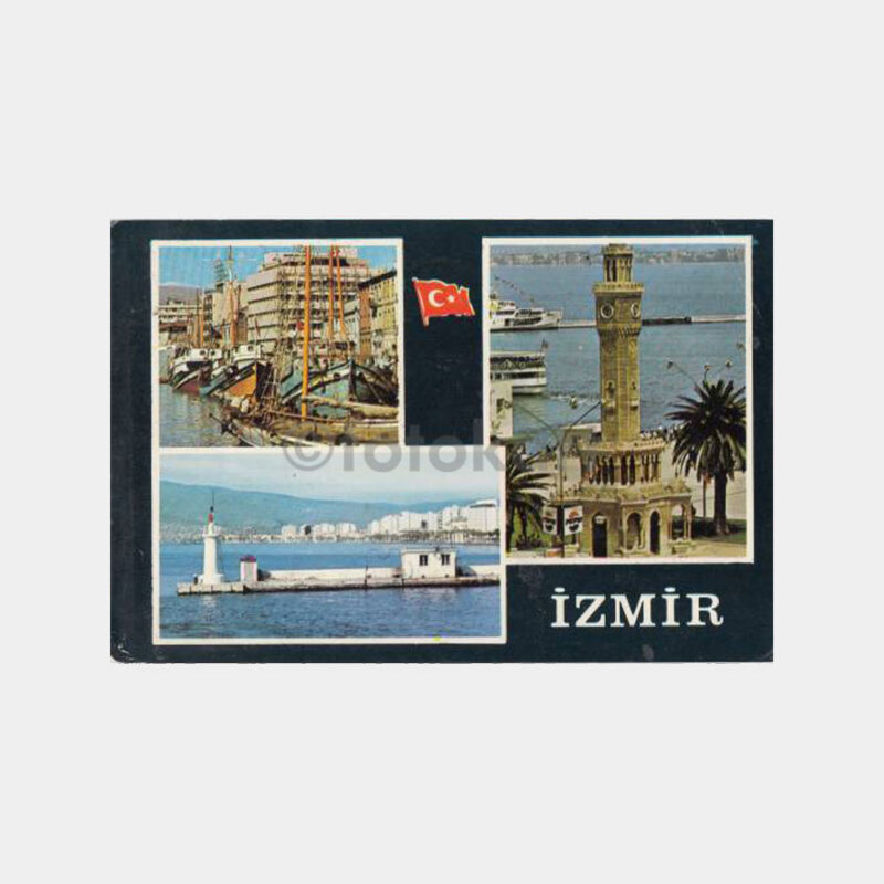 1974 İzmir 3 Değişik Görünüş Kartpostal