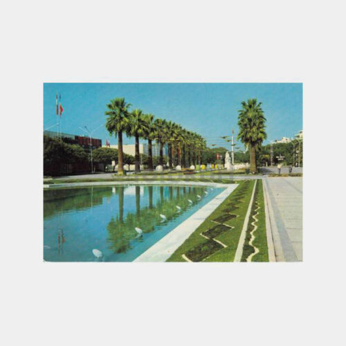 1975 İzmir Fuar Havuzu Görünüş Kartpostal