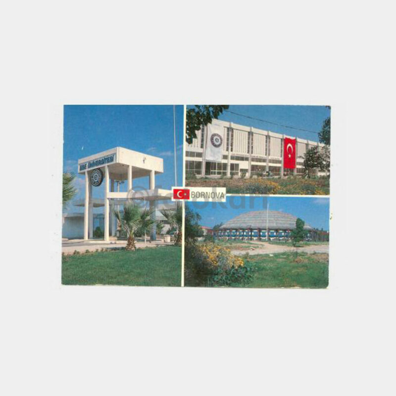 1980 İzmir Bornova Konulu Kartpostal