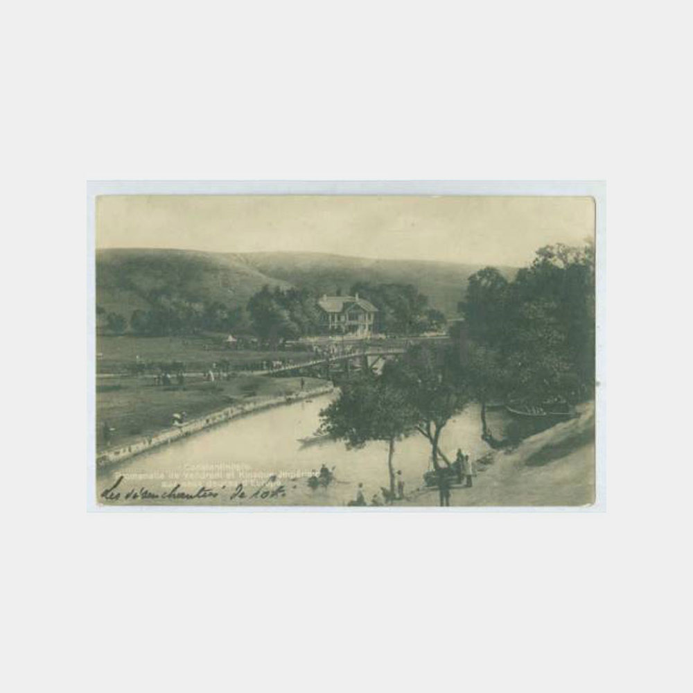 1910 Kağıthane Eğlenceleri Görünüş Kartpostal