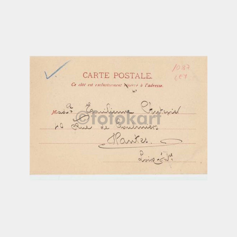 1910 Kağıthane Sadabad Camii Konulu Kartpostal - Görsel 2