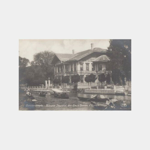 1899 Kağıthane İmparator Köşkü Kartpostal