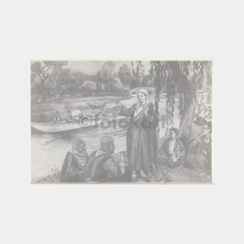 Ressam Münif Fehim -Kağıthane Konulu- Kart